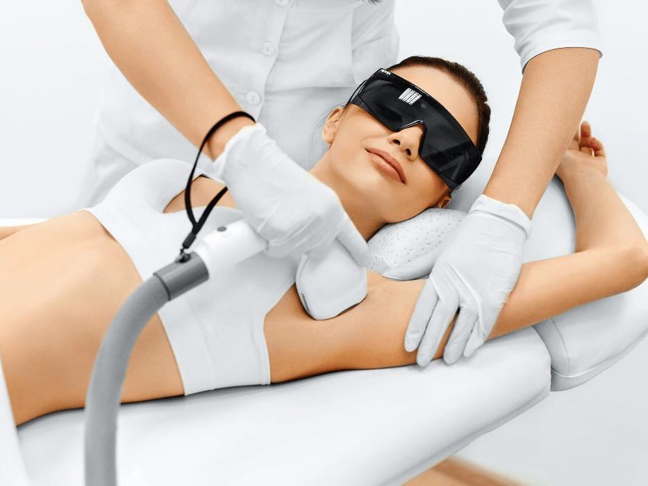 Beautiful woman smiling